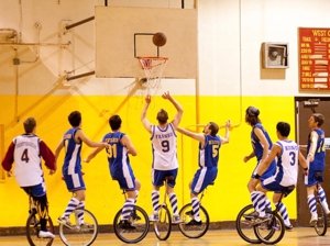 Unicycle Basketball